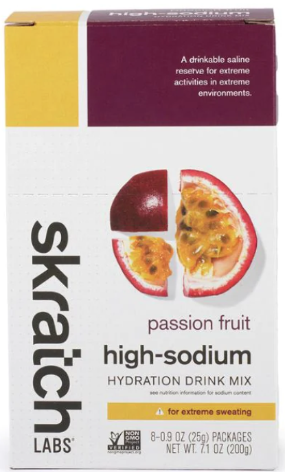 Skratch Labs Hyper Hydration Drink Mix Passion Fruit, 8 Pack